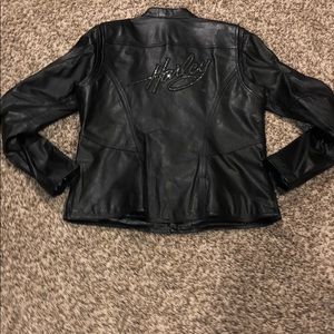 Leather Harley Davidson Jacket